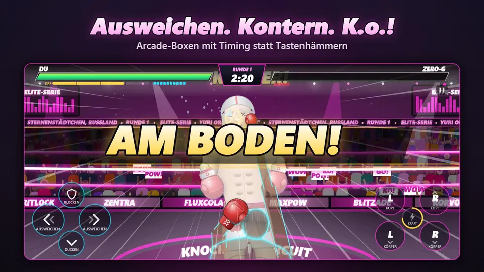 Ausweichen. Kontern. K.o.!. Arcade-Boxen mit Timing statt Tastenhämmern