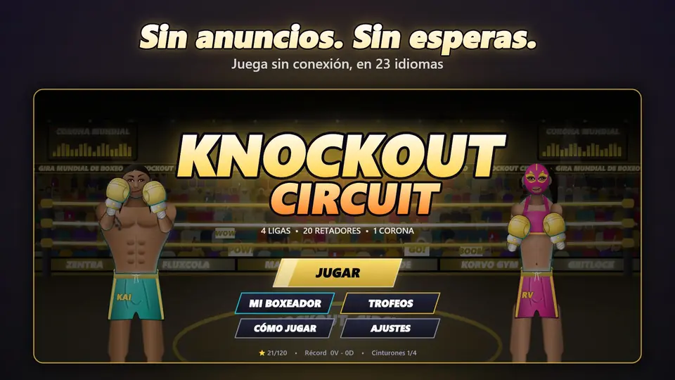 Sin anuncios. Sin esperas.. Juega sin conexión, en 23 idiomas