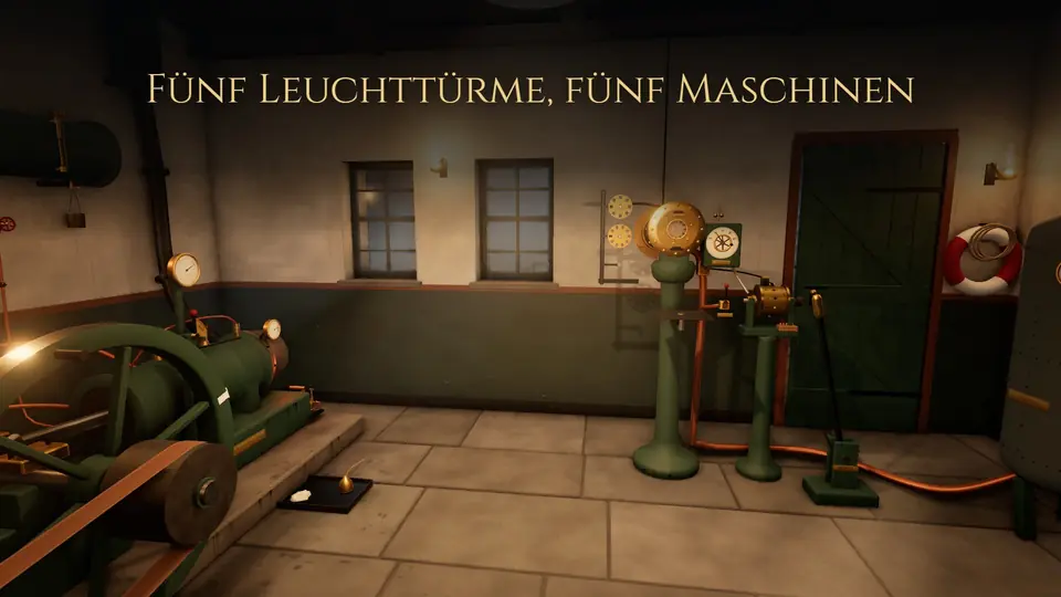 Fünf Leuchttürme, fünf Maschinen
