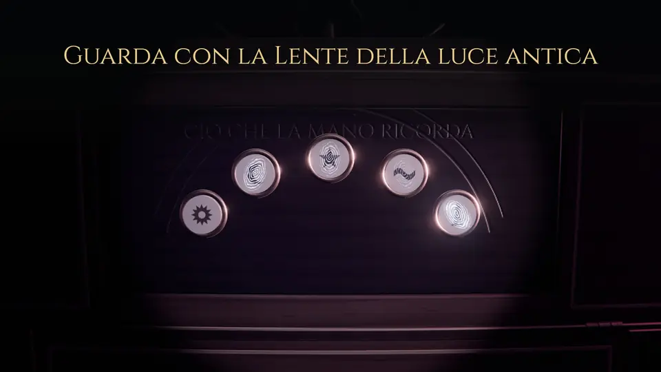 Guarda con la Lente della luce antica