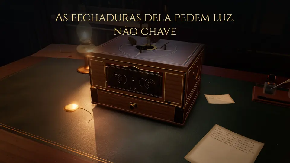 As fechaduras dela pedem luz, não chave